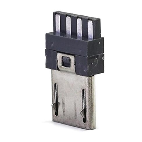 fengpeng 100pcs/Lot 2P 4P 5P Micro USB Connector Jack Plug Male Connectors Tail for Data DIY 2.0(4 pin) in Saudi Arabia