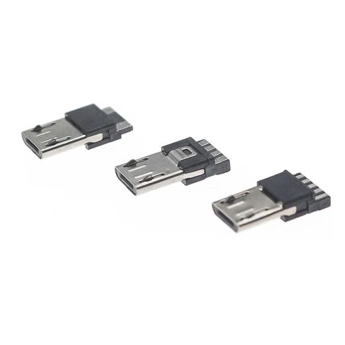 fengpeng 100pcs/Lot 2P 4P 5P Micro USB Connector Jack Plug Male Connectors Tail for Data DIY 2.0(4 pin) in Saudi Arabia