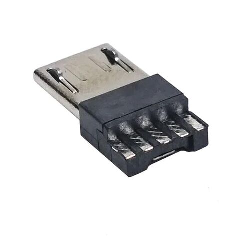 fengpeng 100pcs/Lot 2P 4P 5P Micro USB Connector Jack Plug Male Connectors Tail for Data DIY 2.0(4 pin) in Saudi Arabia