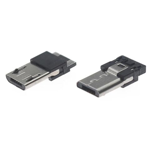 fengpeng 100pcs/Lot 2P 4P 5P Micro USB Connector Jack Plug Male Connectors Tail for Data DIY 2.0(4 pin) in Saudi Arabia