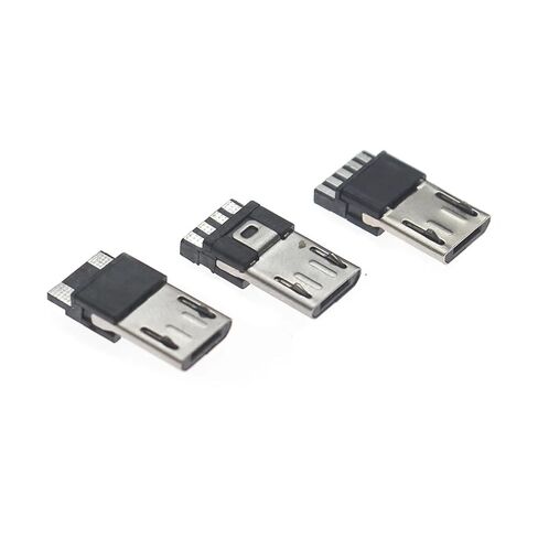 fengpeng 100pcs/Lot 2P 4P 5P Micro USB Connector Jack Plug Male Connectors Tail for Data DIY 2.0(4 pin) in Saudi Arabia