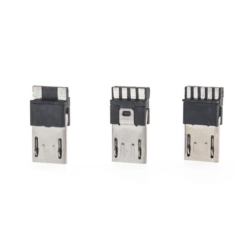 fengpeng 100pcs/Lot 2P 4P 5P Micro USB Connector Jack Plug Male Connectors Tail for Data DIY 2.0(4 pin) in Saudi Arabia