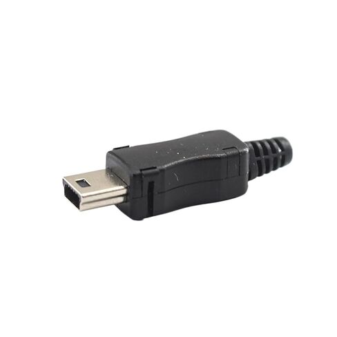 fengpeng Mini USB Male 5Pin with Sheath Connectors Plastic Shell Connector Jack Tail Plug Sockect Terminals mp3/4/5(50 Piece) in Kuwait