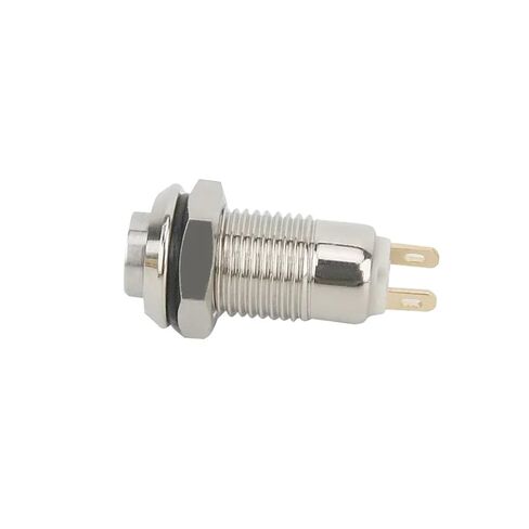 fengpeng 8MM 10MM 12MM 16MM Metal Button Switch Self Lock High Head 1 Normally Open Waterproof(Socket,12MM_Fixed SELF-Locking_220 V) in Kuwait