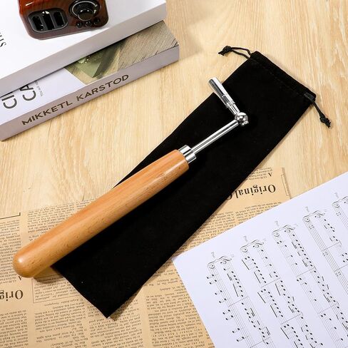 Piano Tuner Wrench Hammer with Portable Velvet Bag, Professional Piano Tuning Kit, Universal Star Tip Tuning Lever Tool for Beginners and Professionals in Saudi Arabia