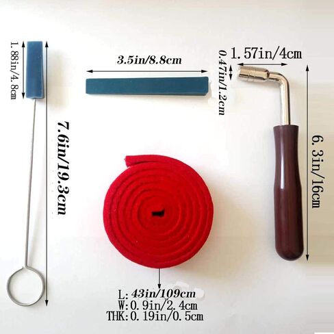 طقم ضبط البيانو الاحترافي لحن البيانو 8 قطع طقم ضبط البيانو مفتاح الربط المطرقة المطاطية كتم الصوت شريط شعر مثلثي in Kuwait