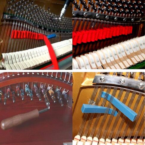 طقم ضبط البيانو الاحترافي لحن البيانو 8 قطع طقم ضبط البيانو مفتاح الربط المطرقة المطاطية كتم الصوت شريط شعر مثلثي in Kuwait