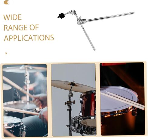 UPKOCH Adjustable Cymbal Arm Holder Durable Heavy Duty Cymbal Stand Attachment for Drum Set Versatile Boom Mount for Enhanced Performance and Smooth Surface Protection in Saudi Arabia