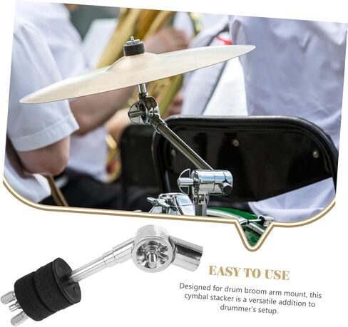 Totority Cymbal Boom Arm Holder Attachment for Drum Accessories Adjustable Cymbal Mount Clamp for Percussion Instruments in Saudi Arabia