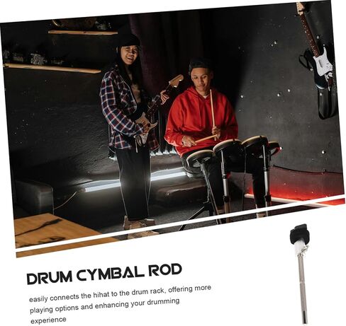 حامل ذراع BESPORTBLE Cymbal Boom حامل تمديد لحامل الطبل تجميع سريع، تصميم متين متوافق مع الطبول الإلكترونية وطبول الجاز، سهل التركيب in Saudi Arabia