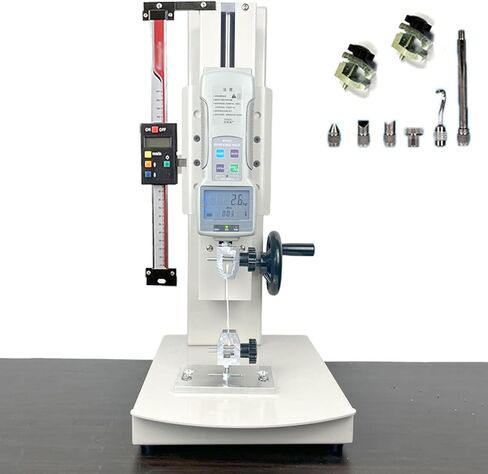 Digital Tensile Pressure Tester Desktop Hand Crank Tensile Testing Machine W/200mm Digital Ruler Stroke 270mm for Fishing Furniture Textiles Sports (20n) in Saudi Arabia