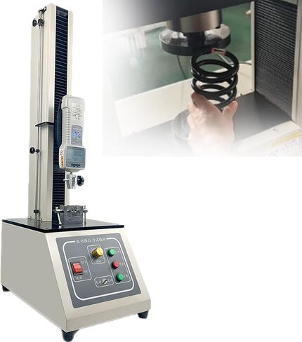 Digital Tensile Testing Machine Vertical Tensile Test Bench 0.01kgf Accuracy 10N-2000N Range 480mm Stretch Ideal for School Lab & Research (100n) in Saudi Arabia