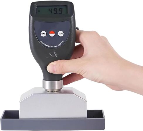 مقياس توتر الشاشة الرقمية، جهاز اختبار رقمي لمقياس التوتر مع شاشة LCD، نطاق القياس: 7~40 نيوتن/سم والدقة 0.1، إخراج البيانات، لقوالب طباعة الشاشة in Kuwait