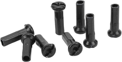 Iron Bicycle Spoke Hats - Durable Spoke Nipples for Small Wheels, Rust Resistant & Lightweight, Compatible with Road Folding & 14G Mountain Bikes, 2mm Diameter 14mm Length, 80 Pa (Type 1) in Saudi Arabia