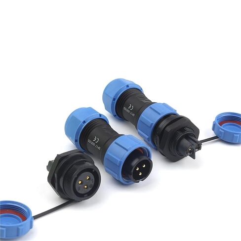 SP/LP17 2/3/4 Pin Back Nut Butt Socket Wire Cable Connector Screw Crimp Male Female No Welding Junction Box(LP17-4L) in Saudi Arabia