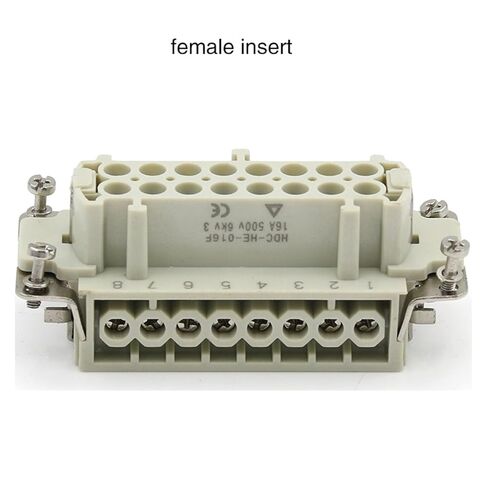 Heavy Duty Connector Docking Core Pins Electrical Waterproof Socket for Industrial Machine Tools 500V 16A in Saudi Arabia