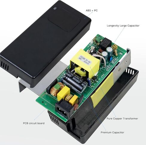 شاحن بطارية 54.6V 2A لحزمة بطارية LI-ION 48V ، موصل XLR الذكور المكون من 3 أسنان ، مزود بعرض HD لإظهار الجهد الحالي وحماية الأمان المتعددة وشحن الإغلاق الذكي in Kuwait