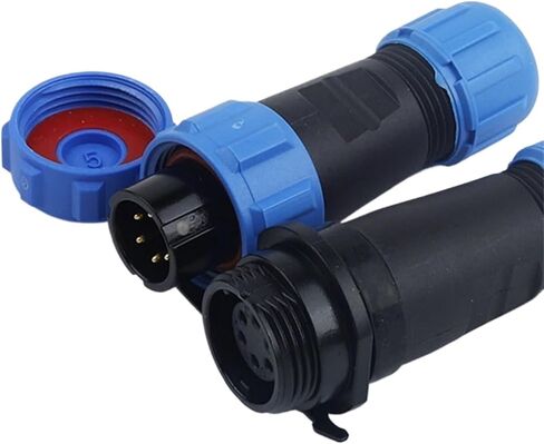 SP13 Docking Type Waterproof Connectors Male Female Socket IP68 Electrical Cable Wire Connector Pin(SP13-5D) in Saudi Arabia