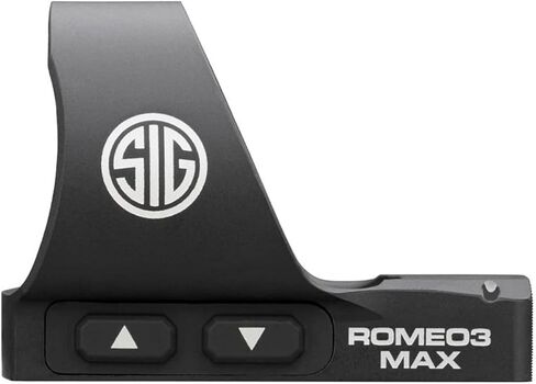 SIG SAUER ROMEO3MAX PRO 1x31mm Durable Aluminum IPX-7 Waterproof Fogproof Shooting Pistol Reflex Sight | Illuminated Red Dot Reticle, 15 Brightness Settings in Saudi Arabia