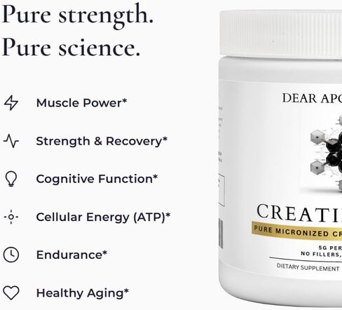 كرياتين بيور - مسحوق كرياتين مونوهيدرات ميكرونيزد 5 جرام، 60 حصة، 300 جرام، بدون نكهة، بدون مواد مالئة، نباتي، غير معدل وراثيًا، خالي من الغلوتين، صنع في الولايات المتحدة الأمريكية in Kuwait