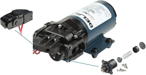 Delavan 3120-421F SmartFLO 12-Volt Bypass/Demand Diaphragm Pump - Bypass and Demand Pump - 2.2 GPM in Kuwait