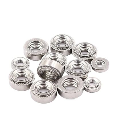 Self Clinching Nuts 304 Stainless Steel Self-clinching Nut Rivnut Slab 0.8-3.2mm(M5-3 Slab 2.3mm20pcs) in Saudi Arabia