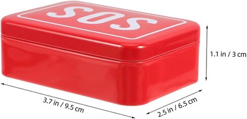 2pcs Military Grade Survival Kit Compact Metal Sos Tool Box Emergency First Aid Organizer Tin in Saudi Arabia