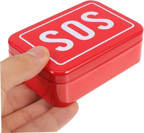2pcs Military Grade Survival Kit Compact Metal Sos Tool Box Emergency First Aid Organizer Tin in Saudi Arabia