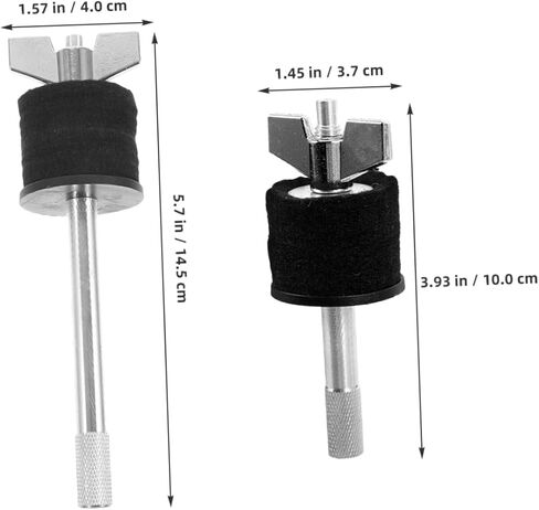 2Pcs Cymbal Stacker Support with Boom Arm Holder Efficient Mounting Tools for Drum Set Optimizes Space Securely Holds Cymbals Durable Design for Musicians in Saudi Arabia