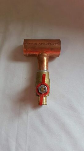 Return Manifold 1" Header with 1/2" Pex Outlets in Saudi Arabia