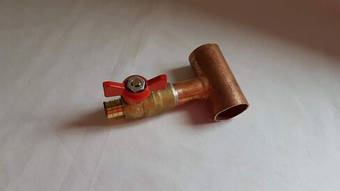 Return Manifold 1" Header with 1/2" Pex Outlets in Saudi Arabia