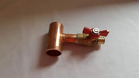 Return Manifold 1" Header with 1/2" Pex Outlets in Saudi Arabia