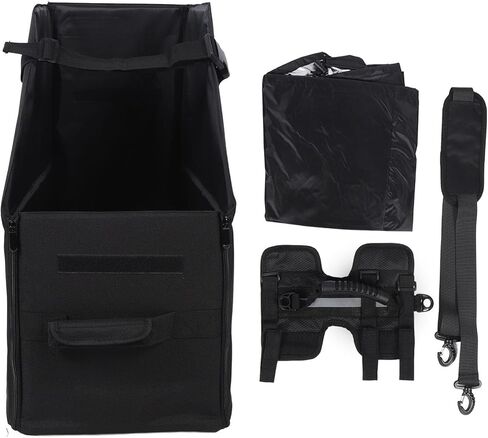 Keenso Folding Cycle Cases, Thickened Oxford Cloth Portable Bike Bag for Travel, Ideal for Mountain and Road Cycling Storage (with Dust Cover and Black Handle) in Saudi Arabia
