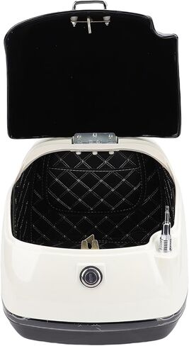 Keenso Rear Case, 38L Vintage ABS Tail Box with Lock and Key, Universal Fit for Scooters Electric Bikes (Brown) in Saudi Arabia