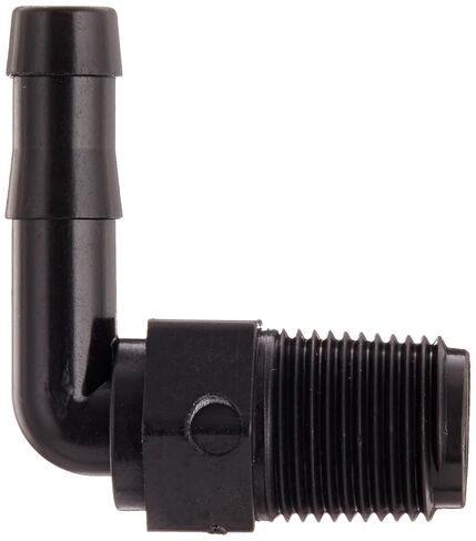 بانجو HB038-90 تركيب خرطوم البولي بروبيلين، كوع 90 درجة، 3/8 بوصة NPT ذكر × 3/8 بوصة شائكة in Saudi Arabia