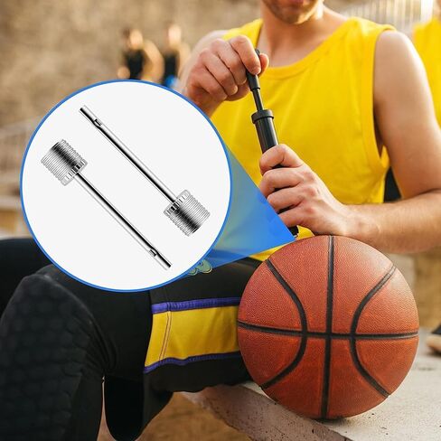 Air Pump Needle 35pcs, Ball Inflation for Basketball, Soccer, Volleyball, Football or Rugby Balls Replacement Pin Inflating with Storage Box Silver in Kuwait