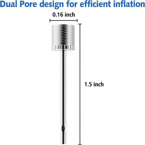 Air Pump Needle 35pcs, Ball Inflation for Basketball, Soccer, Volleyball, Football or Rugby Balls Replacement Pin Inflating with Storage Box Silver in Kuwait