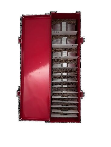 42950 | Size B 3"x3" Stainless Steel Slotted Shim - 130pc Mini Assortment in Saudi Arabia
