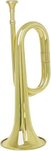Beginners Trumpets Brass Bugle Trumpet with Mouthpiece for School Band Orchestra Brass Musical Instrument,Gold in Kuwait