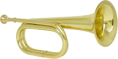 Beginners Trumpets Brass Bugle Trumpet with Mouthpiece for School Band Orchestra Brass Musical Instrument,Gold in Kuwait