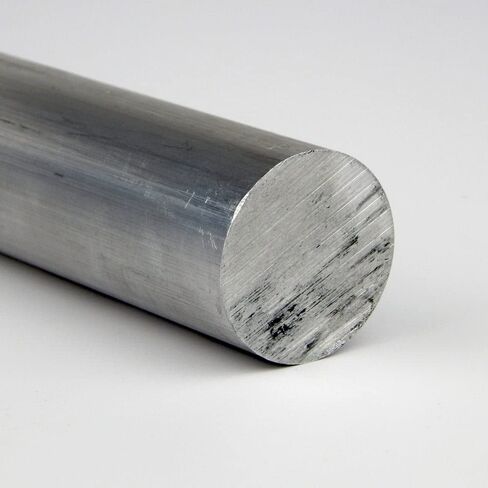 7075 Aluminum Round Bar, Unpolished (Mill) Finish, T651 Temper, AMS-QQA 225/9, ASTM B211, 0.25" Diameter, 36" Length, OnlineMetals in Saudi Arabia