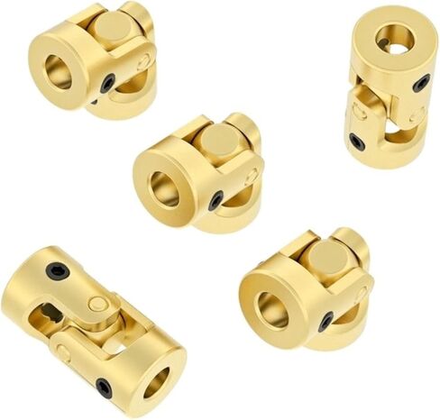 Universal Joints Mini Coupling Brass Universal Joint 3mmx3mm Diameter 7mm Length 13mm Model Ship Coupler Gimbal for connecting model cars, model ships, robots, et in Kuwait