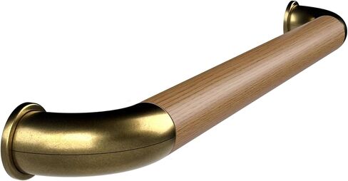 Promenaid 30" Integra Grab Bar Kit - Dark Bronze - Complete Indoor/Outdoor Safety Bar - Residential & Commercial Code Compliant - 1.6" Round Anodized Aluminum Grab Bar with Bronze Painted Hardware in Saudi Arabia