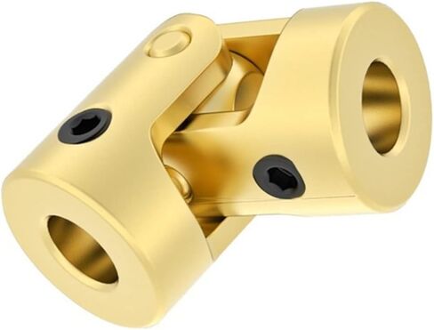 Universal Joints Mini Coupling Brass Universal Joint 3mmx3mm Diameter 7mm Length 13mm Model Ship Coupler Gimbal for connecting model cars, model ships, robots, et in Kuwait