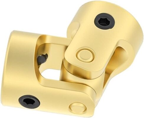Universal Joints Mini Coupling Brass Universal Joint 3mmx3mm Diameter 7mm Length 13mm Model Ship Coupler Gimbal for connecting model cars, model ships, robots, et in Kuwait