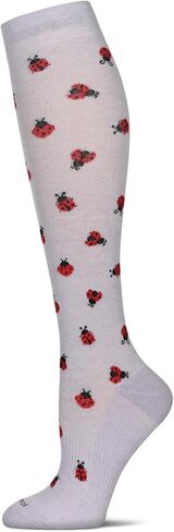 MeMoi Wellfit Women's Ladybugs Rayan Blend 8-15mmHg Graduated Compression Socks in Saudi Arabia