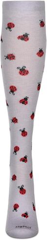 MeMoi Wellfit Women's Ladybugs Rayan Blend 8-15mmHg Graduated Compression Socks in Saudi Arabia