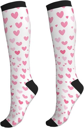 جوارب نسائية عالية الضغط للركبة، جوارب داعمة للجري، الرياضة، السفر، الراحة اليومية in Kuwait