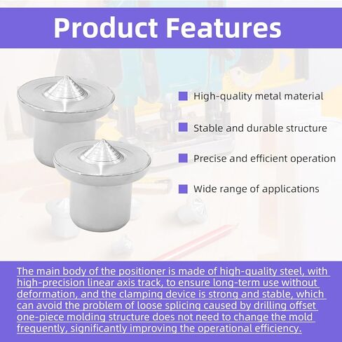 48Pcs Dowel and Tenon Center Transfer Plugs Doweling Centering Pins, 1/4" 5/16" 3/8" 1/2" Solid Dowel Centers Marker Drill Hole Tools for Woodworking Tool Accessories in Saudi Arabia
