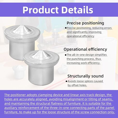 48Pcs Dowel and Tenon Center Transfer Plugs Doweling Centering Pins, 1/4" 5/16" 3/8" 1/2" Solid Dowel Centers Marker Drill Hole Tools for Woodworking Tool Accessories in Saudi Arabia